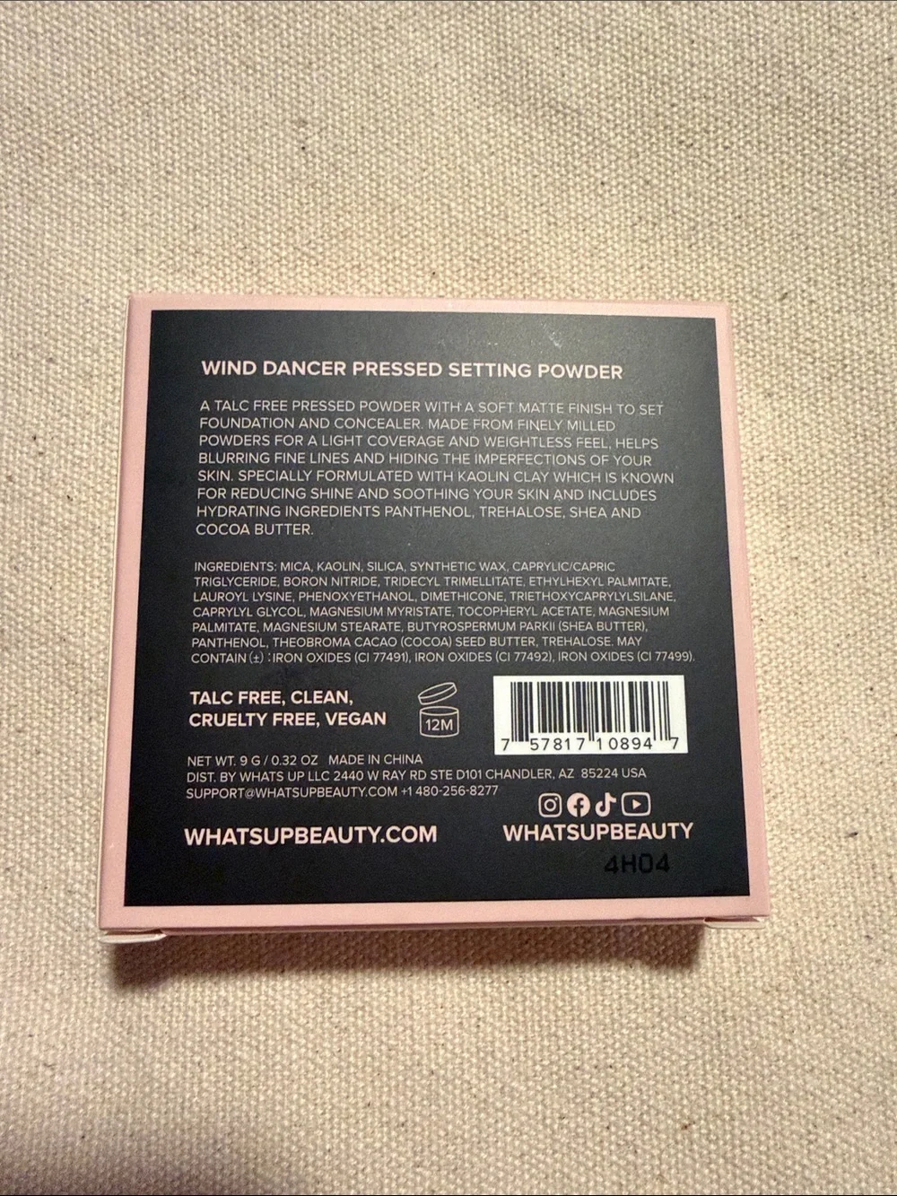 What's Up Beauty Wind Dancer Pressed Setting Powder - medium